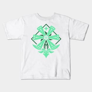 Genshin Impact Mondstadt Emblem Kids T-Shirt